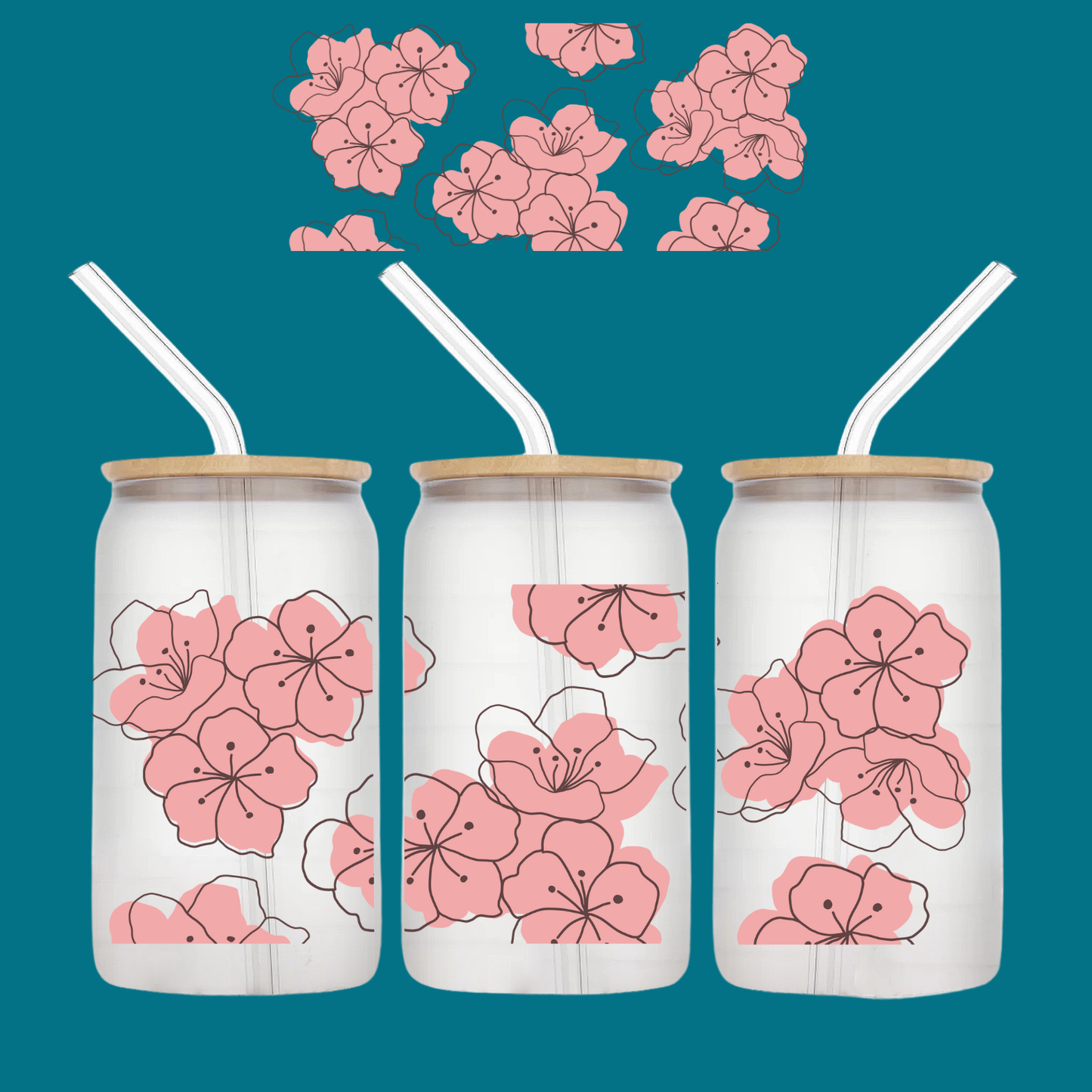 Cherry Blossom Libbey Can 16oz