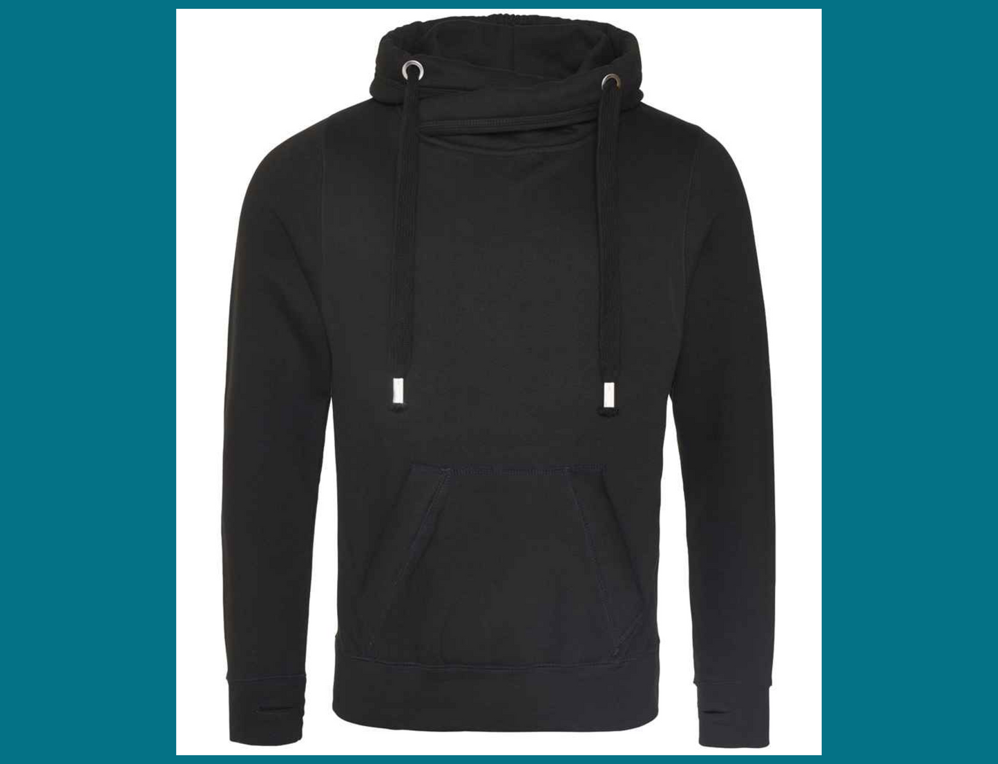 Be Your own Kind Of Crazy Cross Neck Hoodie