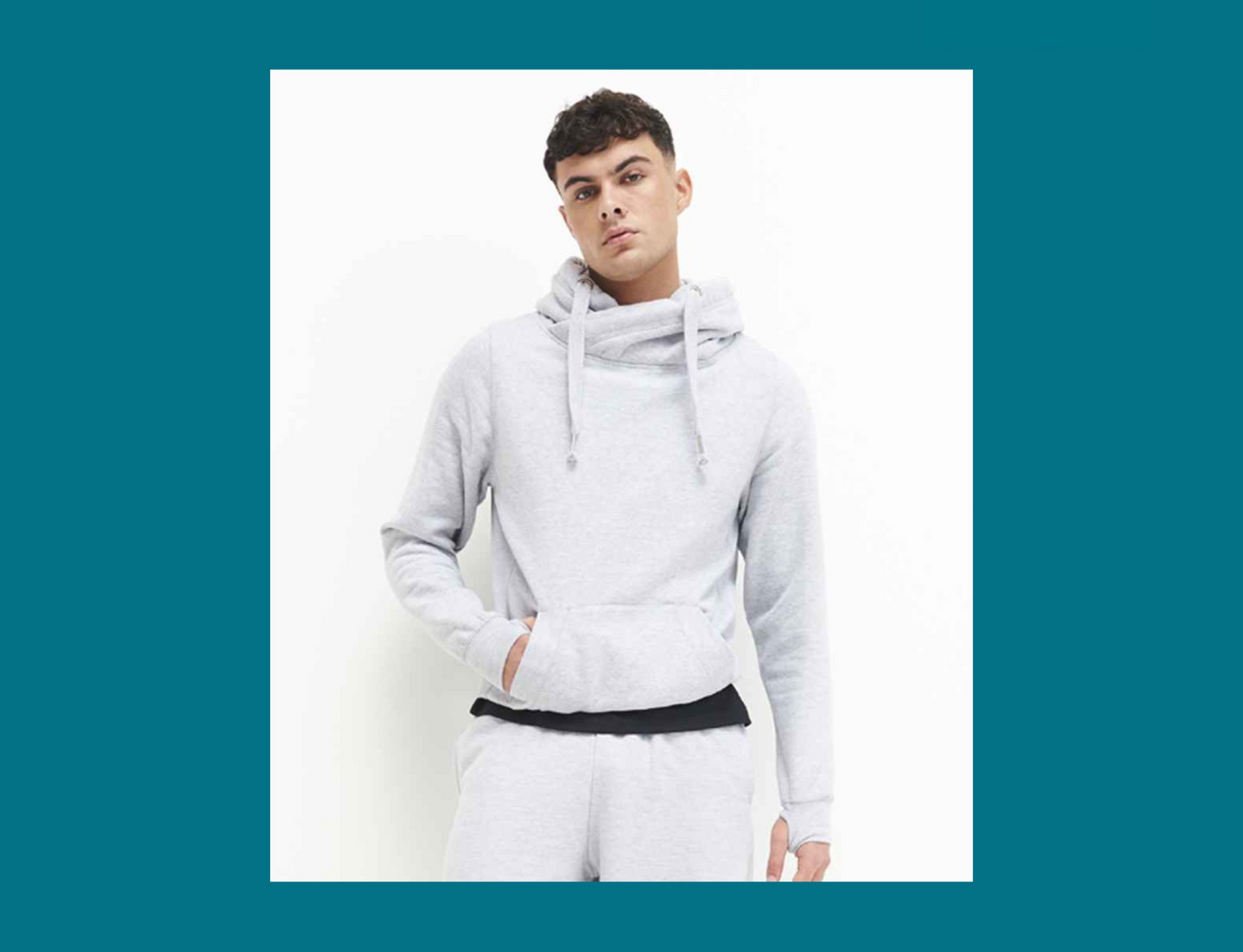 Be Your own Kind Of Crazy Cross Neck Hoodie