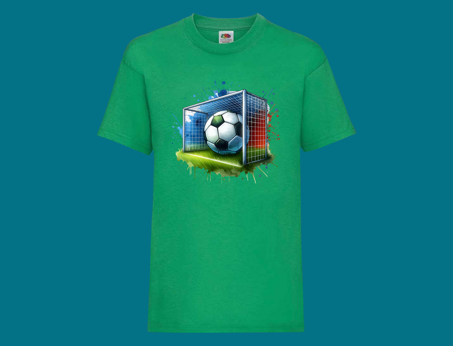 Football and Goal (Can be Personalised)