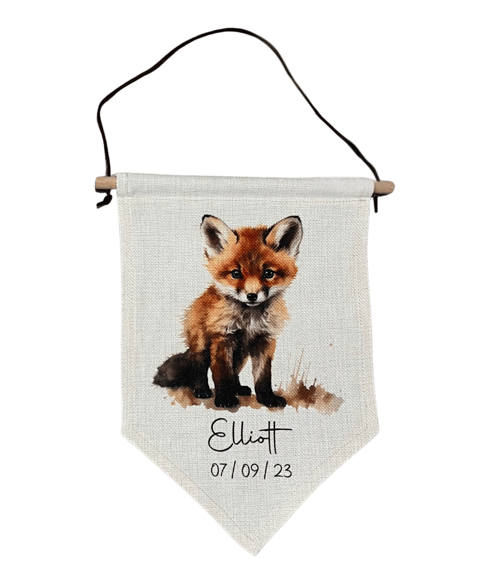 Fox Personalised Pennant
