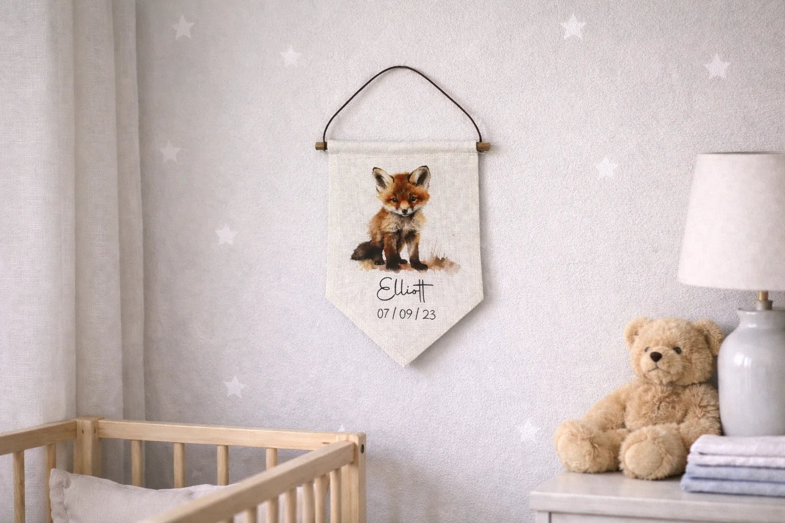 Fox Personalised Pennant
