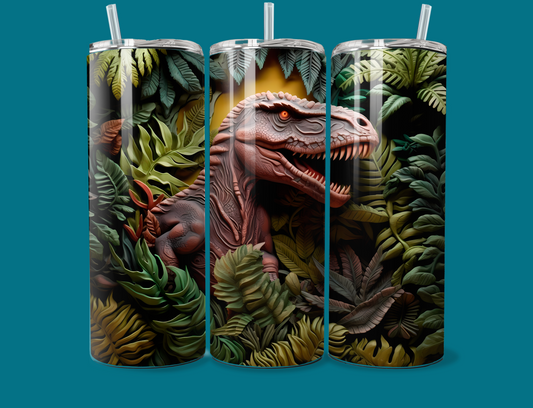 3D T-Rex Tumbler 20oz