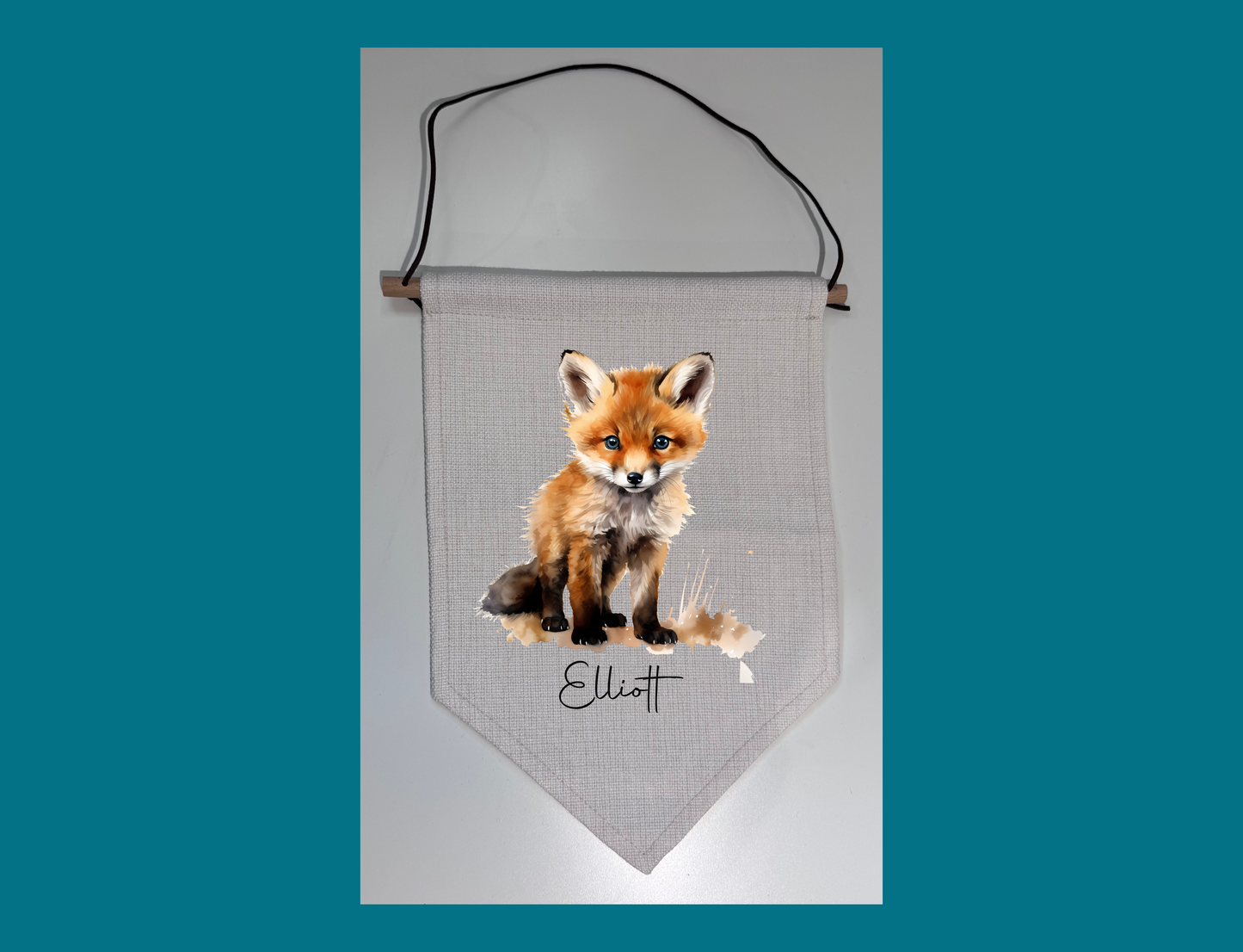 Fox Personalised Pennant
