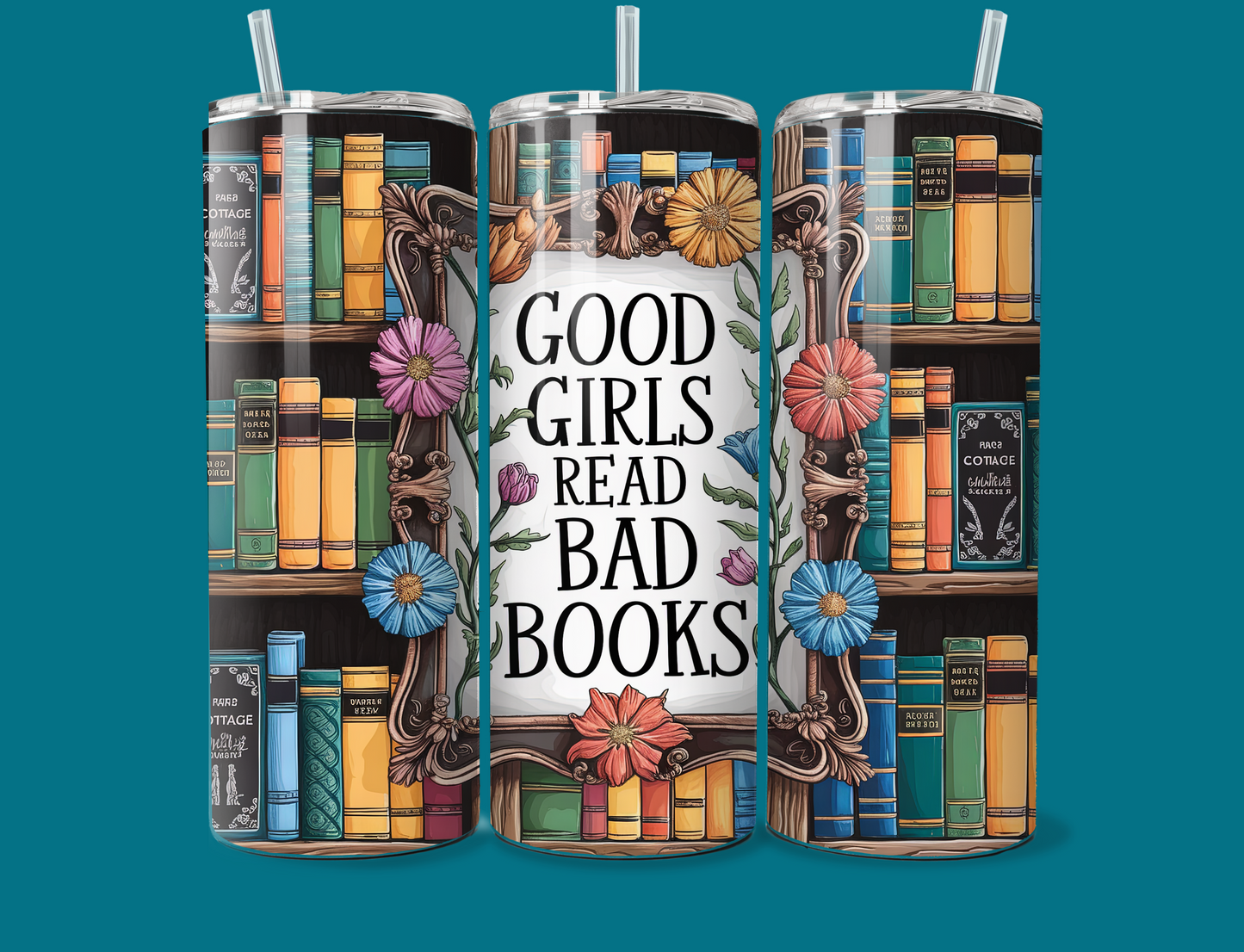 Good Girls Read Bad Books Tumbler 20oz