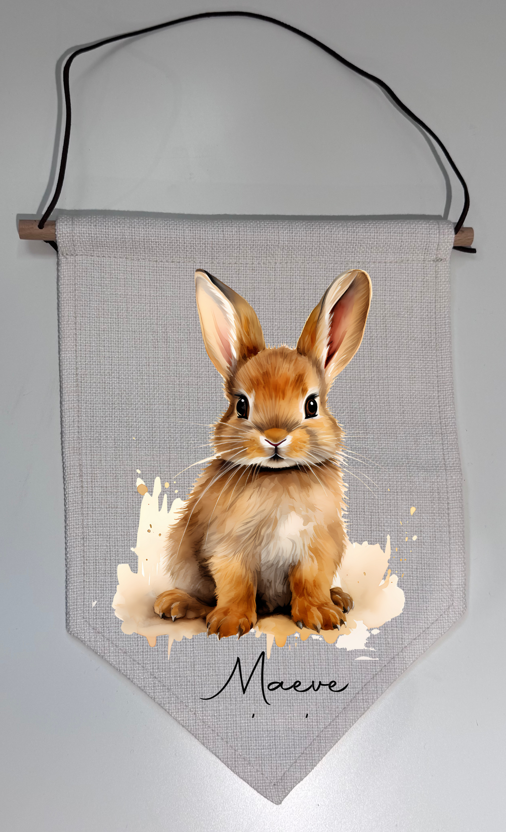 Rabbit Personalised Pennant