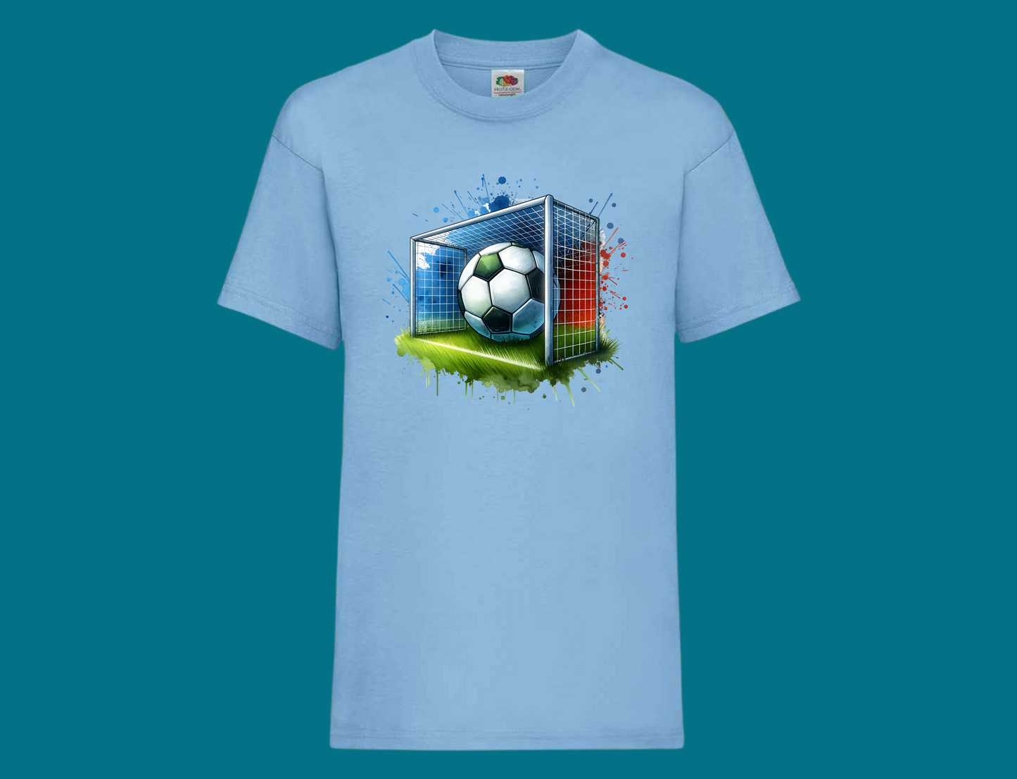 Football and Goal (Can be Personalised)
