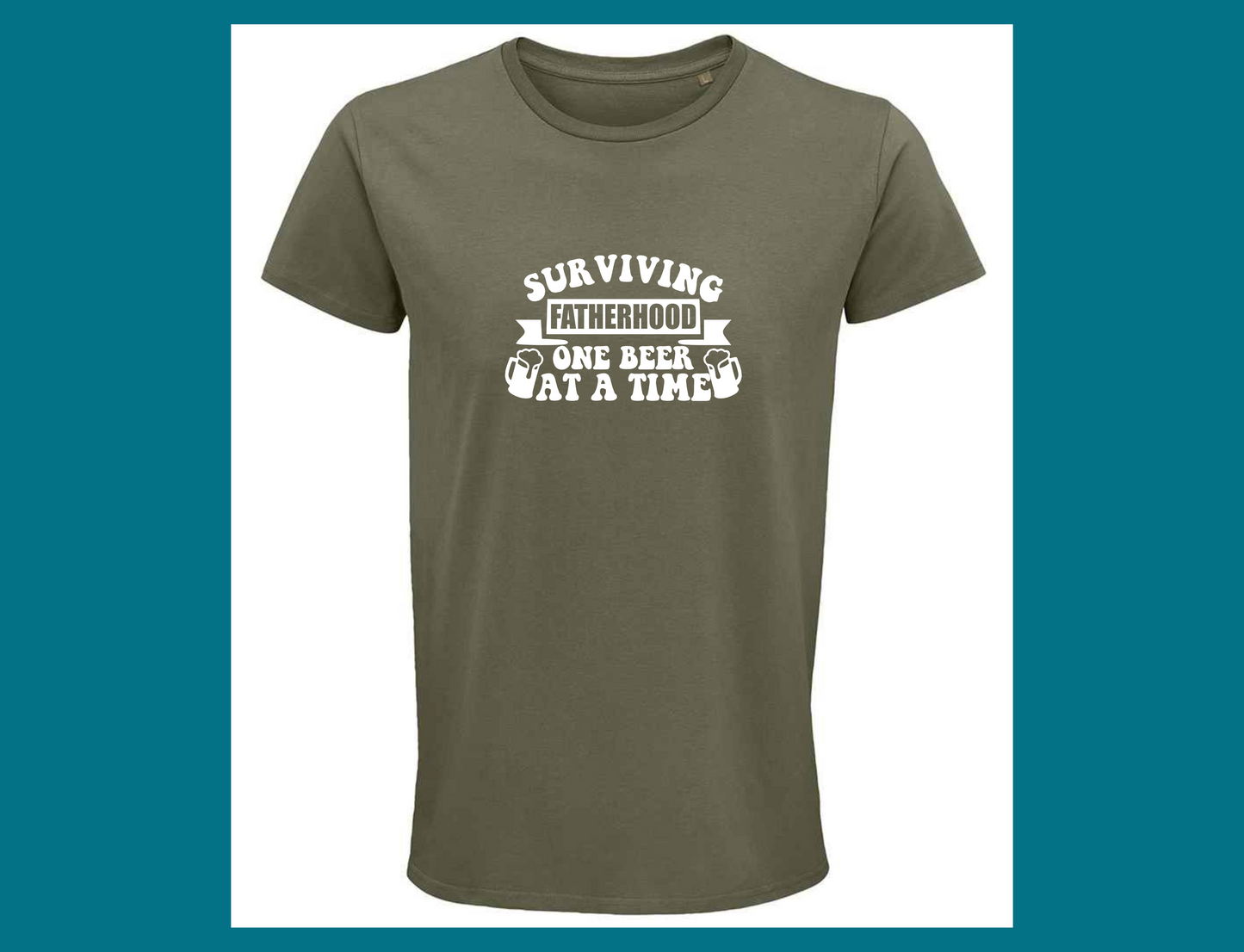 Surviving Fatherhood One Beer At A Time T-Shirt