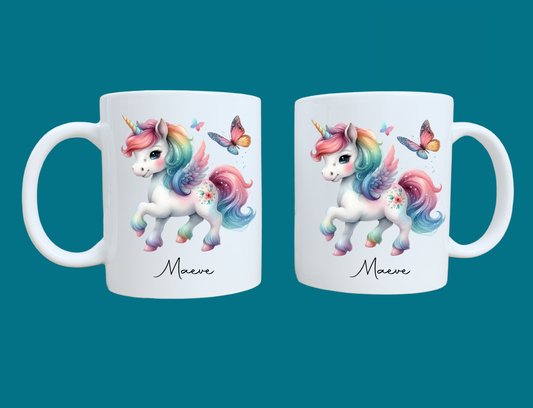 Unicorn Personalised Mug 11oz