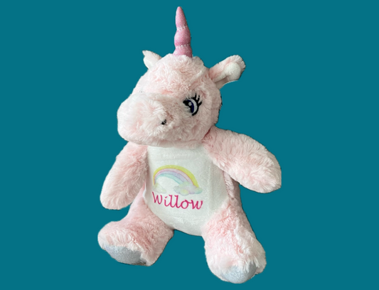 Unicorn Personalised Soft Toy